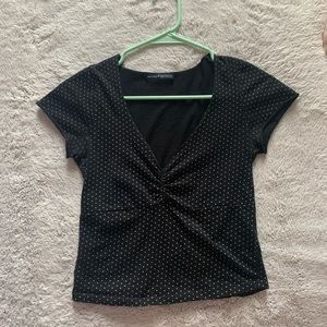 Brandy Melville polka dot tee